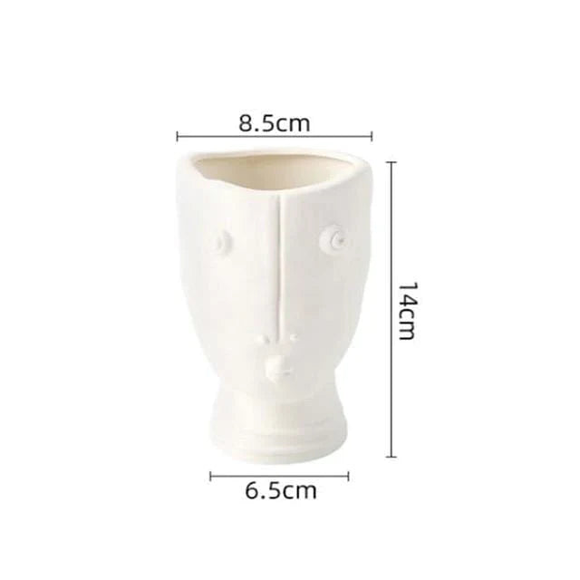Frendorf | Abstrakte Gesichts Garten Vase