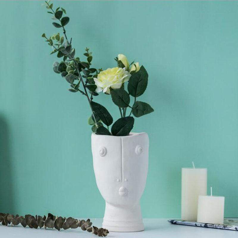 Frendorf | Abstrakte Gesichts Garten Vase