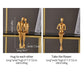 Abstrakte goldene Skulpturen & Figuren für das Interieur Harzfigur Statue moderne Wohnkultur Schreibtischaccessoires nordische Raumdekoration