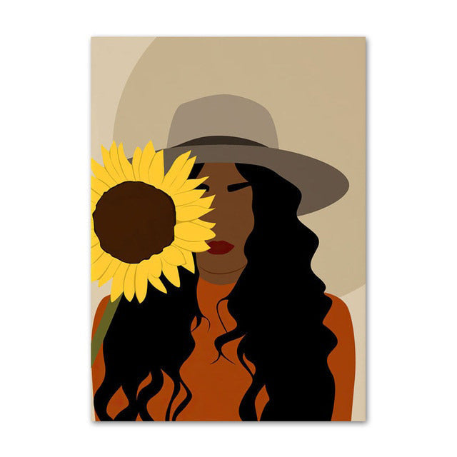 Embrace Sunflowers Galerie Wand Leinwand Plakate