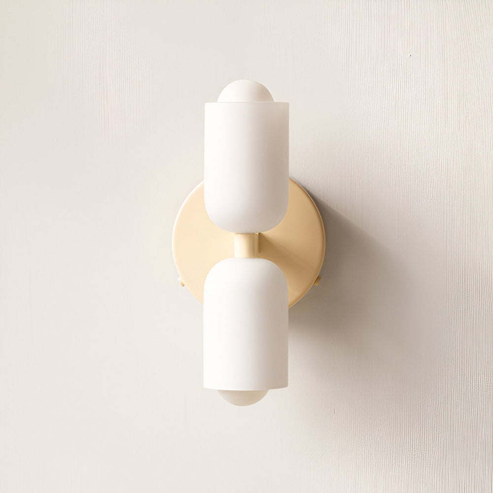 Frendorf | AcrylCapsule Wandleuchte - Wandleuchte Mit Zwei Köpfen - Wandleuchten für Innenräume