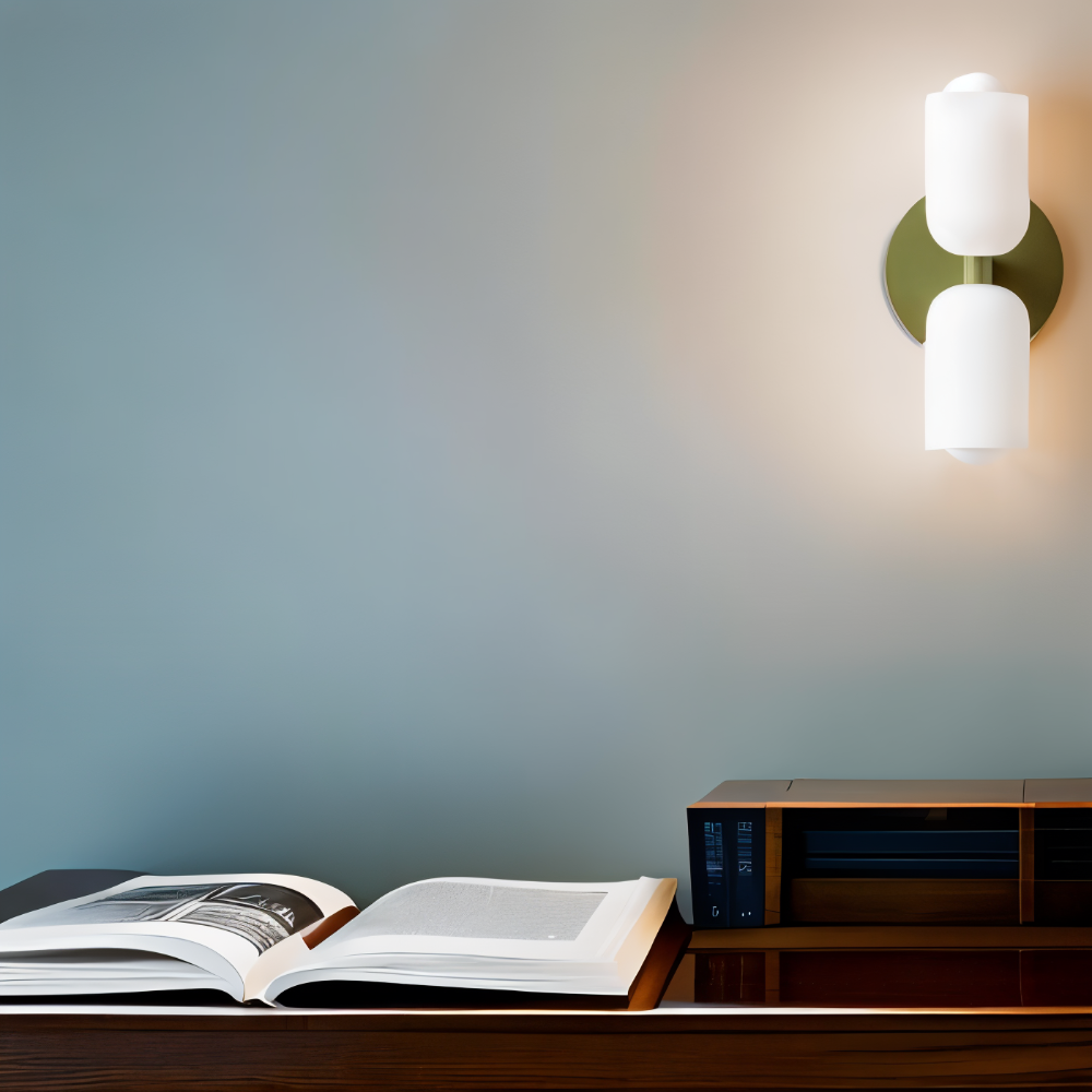 Frendorf | AcrylCapsule Wandleuchte - Wandleuchte Mit Zwei Köpfen - Wandleuchten für Innenräume