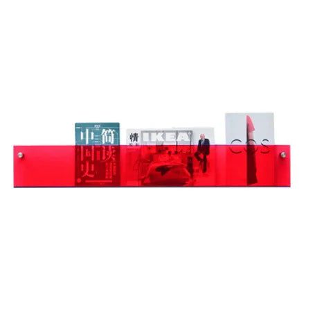 ClearLine – Stilvolle Acryl Wandregal für Zeitschriften