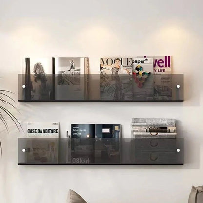 ClearLine – Stilvolle Acryl Wandregal für Zeitschriften