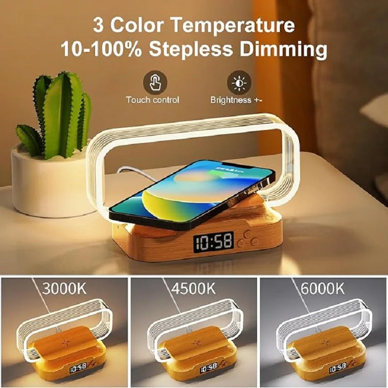 Frendorf | GlowCharge 3-in-1 LED Lampe & Drahtloses Ladegerät