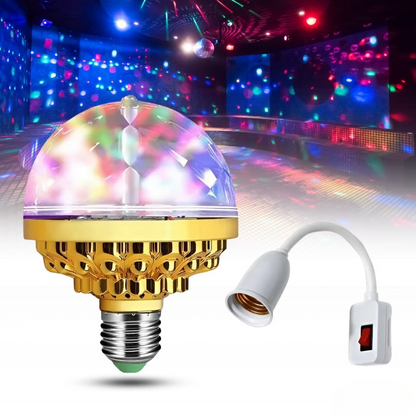 Frendorf | PartyLED - Bunte LED-Partyleuchte mit 360° drehbarem Strahl