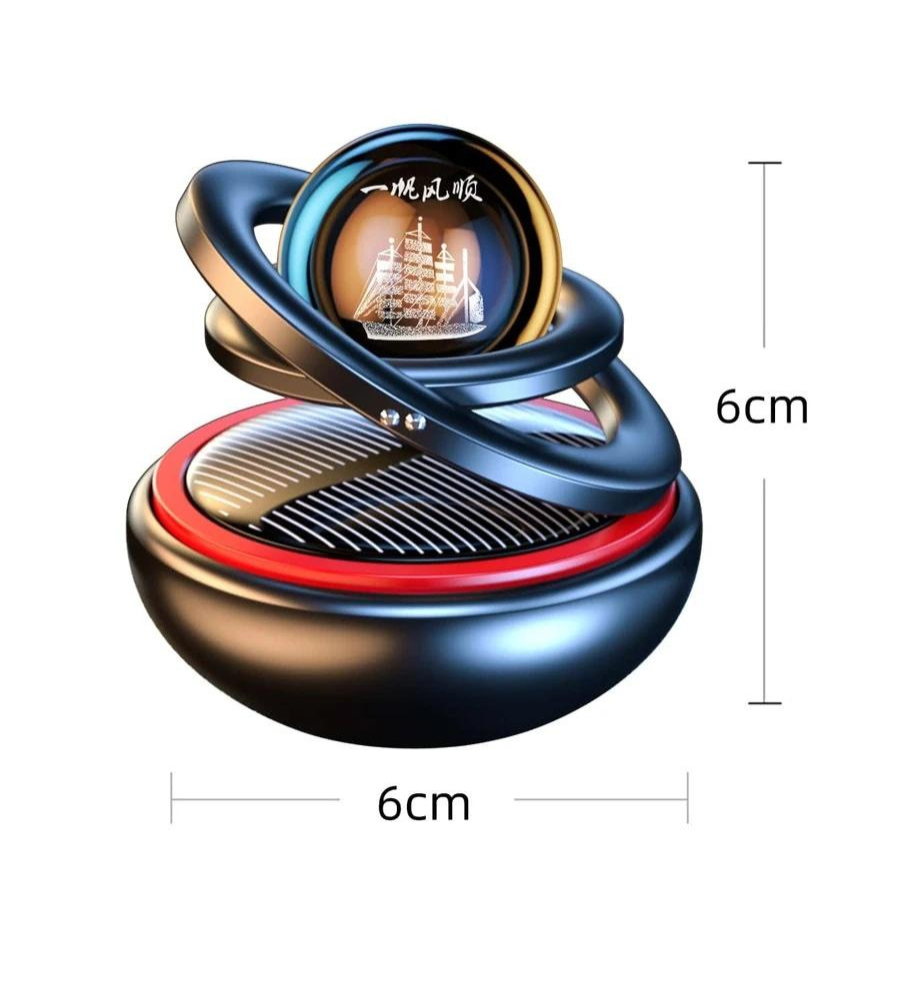 Frendorf | Becotic Solar-Auto-Lufterfrischer | Cooles Design und funktioniert mit Solarenergie