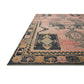 Luxe Rose Antik Abgenutzter Teppich
