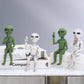 Alien Statue Outdoor Space Alien Ornament Garten Harz Statue Figur Figur Home Dekoration Garten Hof Dekoration Miniaturen