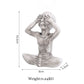 Alien Statue Outdoor Space Alien Ornament Garten Harz Statue Figur Figur Home Dekoration Garten Hof Dekoration Miniaturen