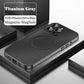 Frendorf | Aluminium Metallrahmen Snap Magnetische Telefonhülle mit Glaslinse für iPhone