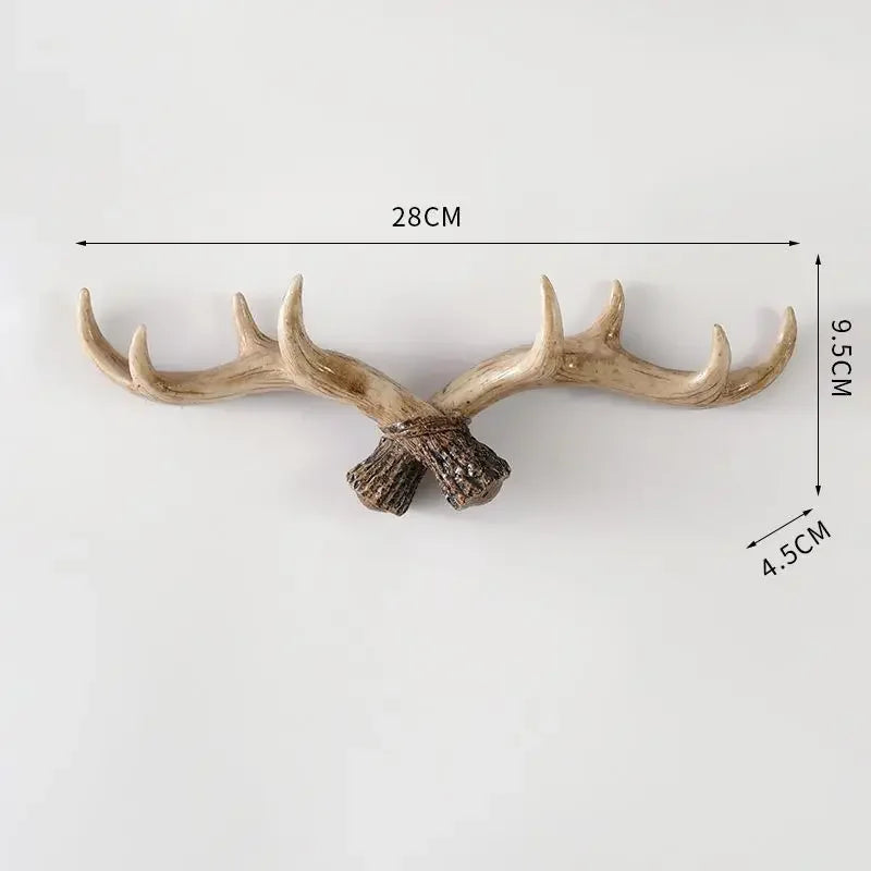Geweihgarderobe - Ländlich - Stimmungsvolle Garderobe - Hirschgeweih - Flur