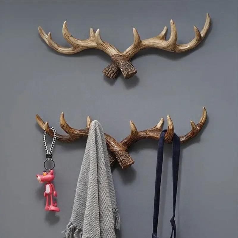 Geweihgarderobe - Ländlich - Stimmungsvolle Garderobe - Hirschgeweih - Flur