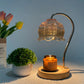 Frendorf | Luminara CrystalGlow – Elegante Tischlampe mit einzigartigem Glasdesign