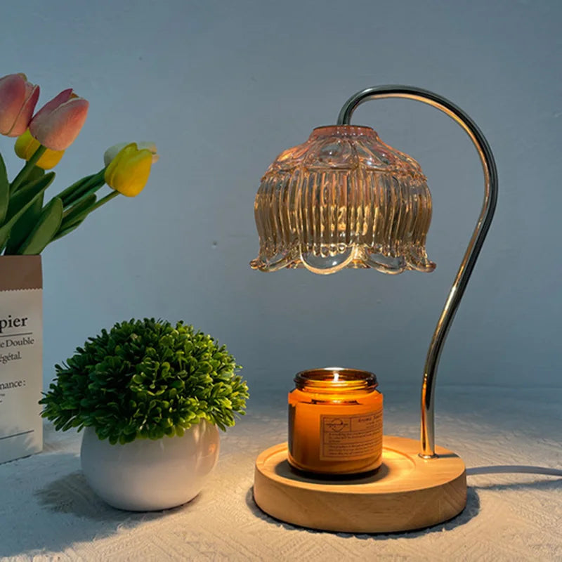 Frendorf | Luminara CrystalGlow – Elegante Tischlampe mit einzigartigem Glasdesign