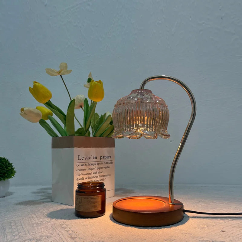 Frendorf | Luminara CrystalGlow – Elegante Tischlampe mit einzigartigem Glasdesign
