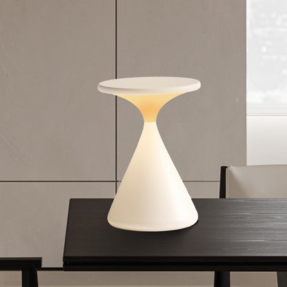 Frendorf | Aeron Sanduhr Dimmbare LED Tischlampe – Elegantes und kabelloses Licht