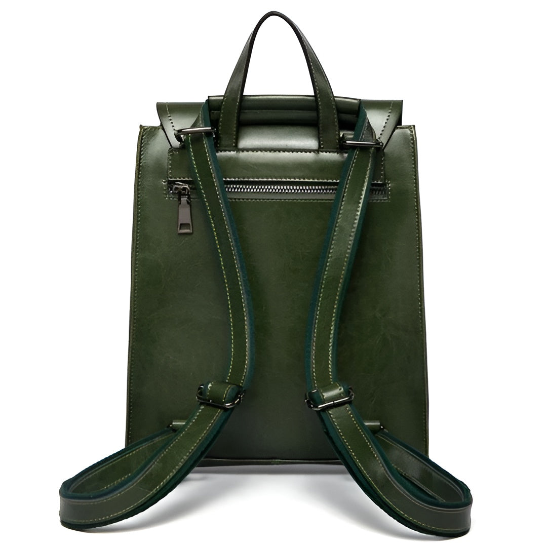 Frendorf | Anniene Bag - Modischer Luxuriöser Leder Laptop Rucksack für Frauen