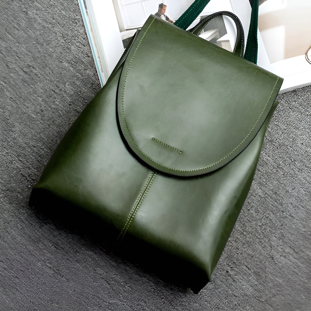 Frendorf | Anniene Bag - Modischer Luxuriöser Leder Laptop Rucksack für Frauen