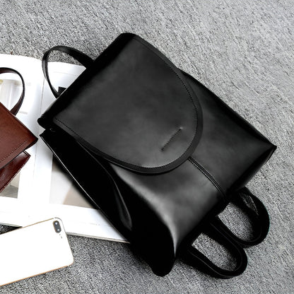 Frendorf | Anniene Bag - Modischer Luxuriöser Leder Laptop Rucksack für Frauen