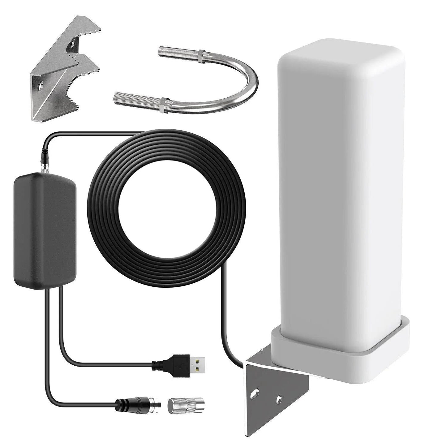 Frendorf | Extra Range 360° Premium Antenne 2025 HDTV Außenantenne Verstärkt 460 Meilen Reichweite