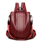 Frendorf | Diebstahlsicherer Lederrucksack für Damen im Vintage-Stil