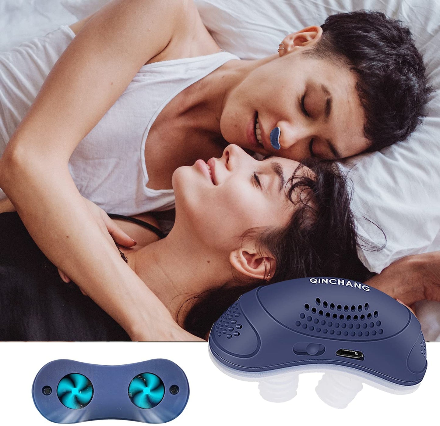 Frendorf | Anti-Schnarch-Gerät | Schlauchloses, maskenloses Mikro-CPAP