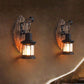 Frendorf | Antike Holz Landhaus Stil Wandlampe
