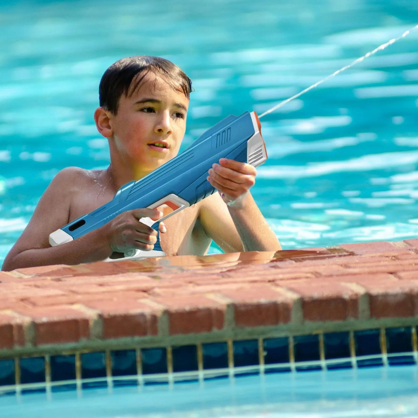 Frendorf | Elektrische Wasserpistole mit Akku – für starke Wasserstrahlen & langen Spielspaß