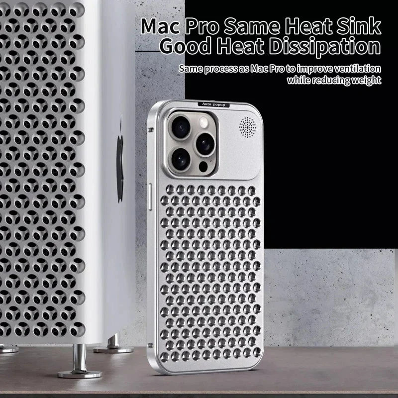 Frendorf | Aroma Diffuser Wärmeableitung Robustes Metall Handyhülle Für iPhone