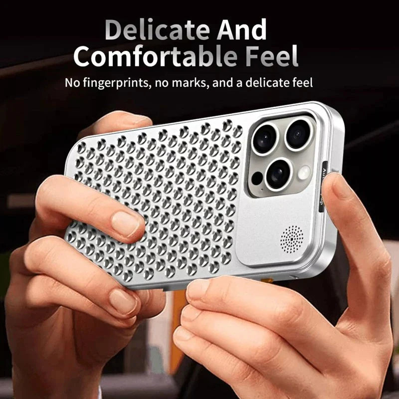 Frendorf | Aroma Diffuser Wärmeableitung Robustes Metall Handyhülle Für iPhone