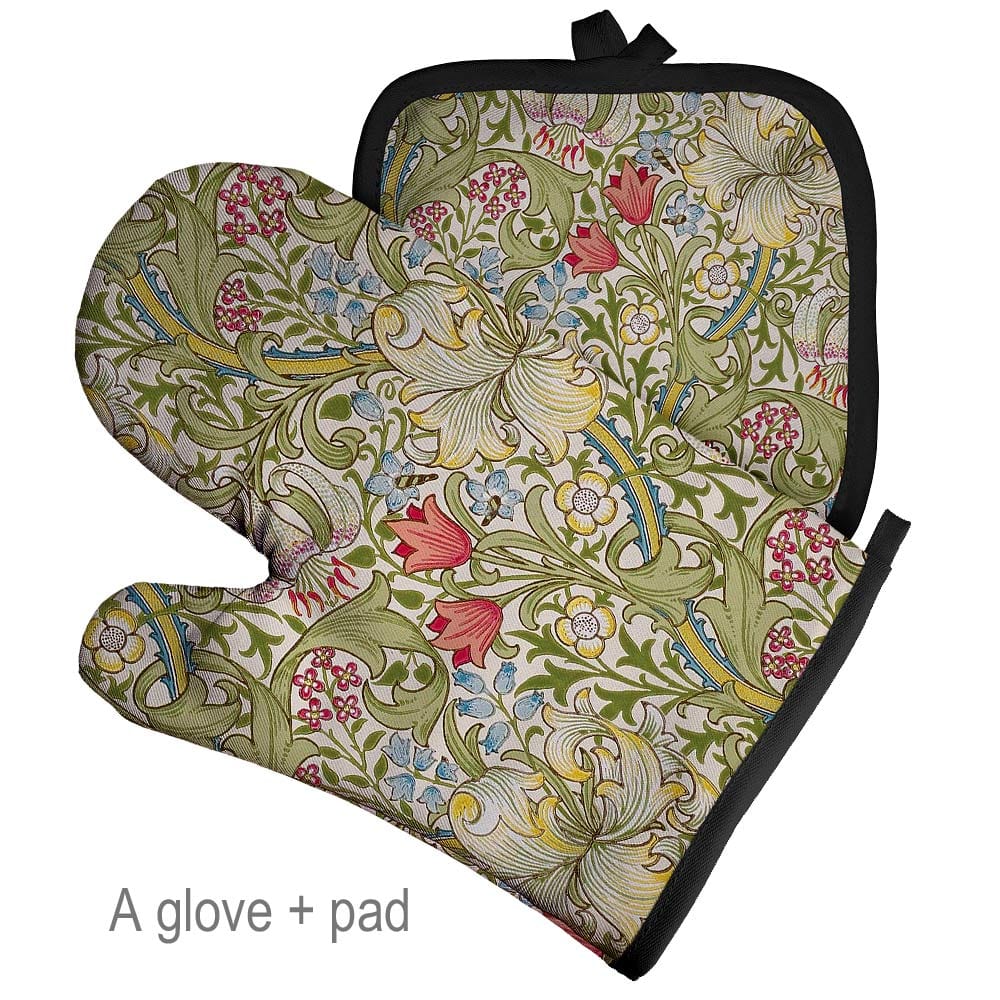 Frendorf | Art Floral Pflanzenmuster Ofenhandschuh