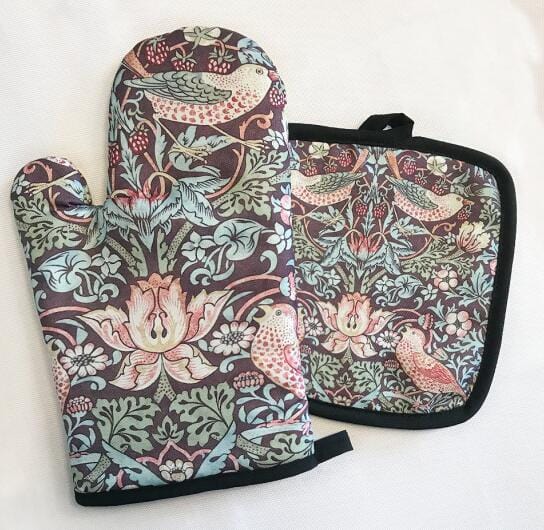 Frendorf | Art Floral Pflanzenmuster Ofenhandschuh