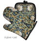 Frendorf | Art Floral Pflanzenmuster Ofenhandschuh