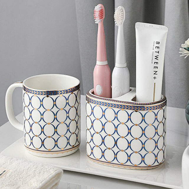 Luxuriöser Art Deco Badezimmer-Accessoireshalter