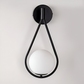 Frendorf | ArtLoop Wandleuchte - Teardrop Frosted Glass Wandlampe - Sphere Wandlampe Design - Artistic Wandleuchten LED