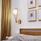 Frendorf | ArtLoop Wandleuchte - Teardrop Frosted Glass Wandlampe - Sphere Wandlampe Design - Artistic Wandleuchten LED
