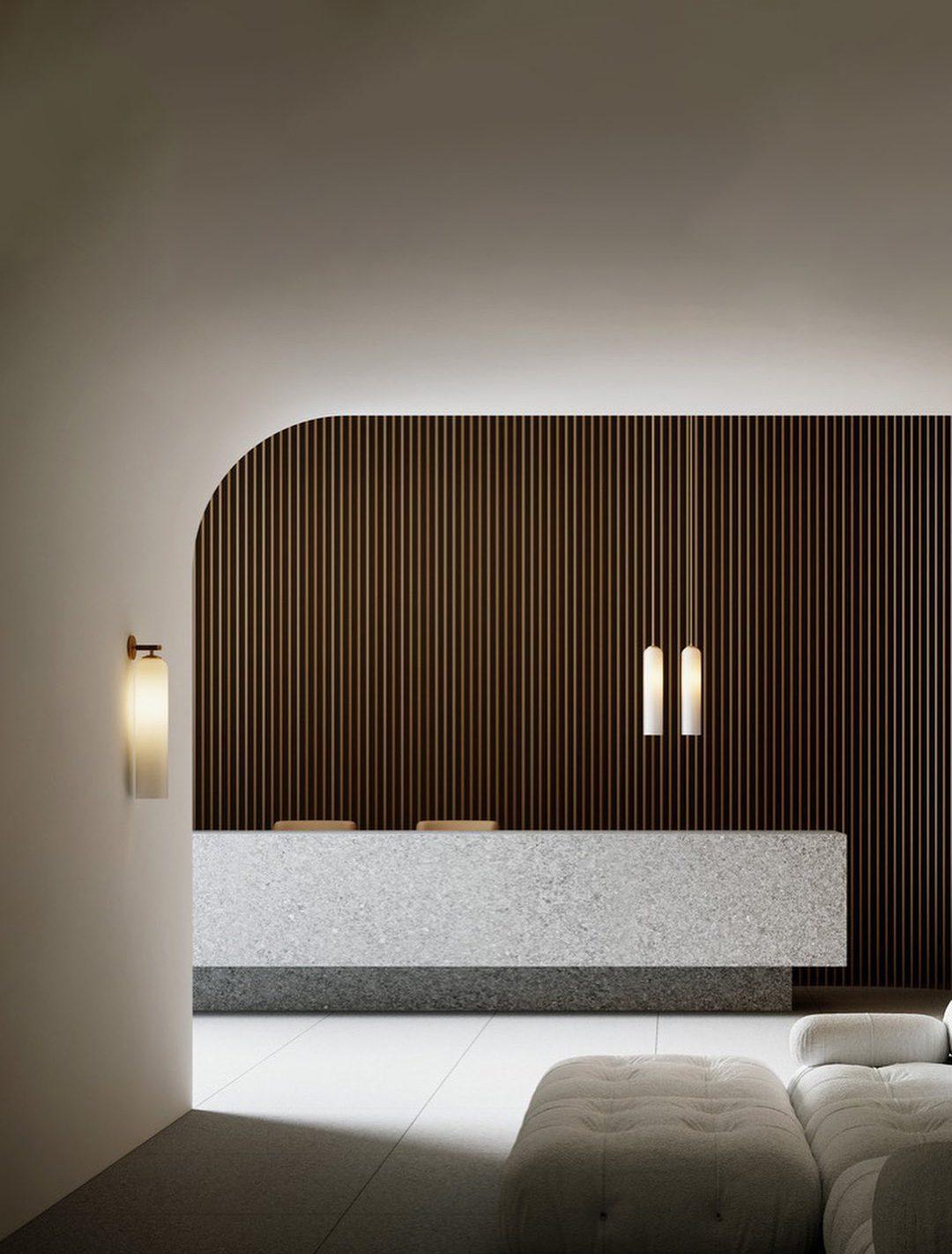 Frendorf | Glaceo Lux Wandlicht | Kunstglas-Wandleuchte | Modernes Design | LED-Beleuchtung für Zuhause