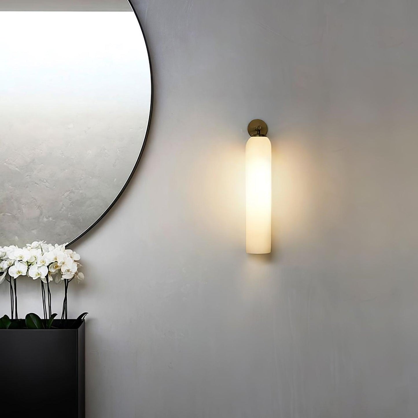 Frendorf | Glaceo Lux Wandlicht | Kunstglas-Wandleuchte | Modernes Design | LED-Beleuchtung für Zuhause