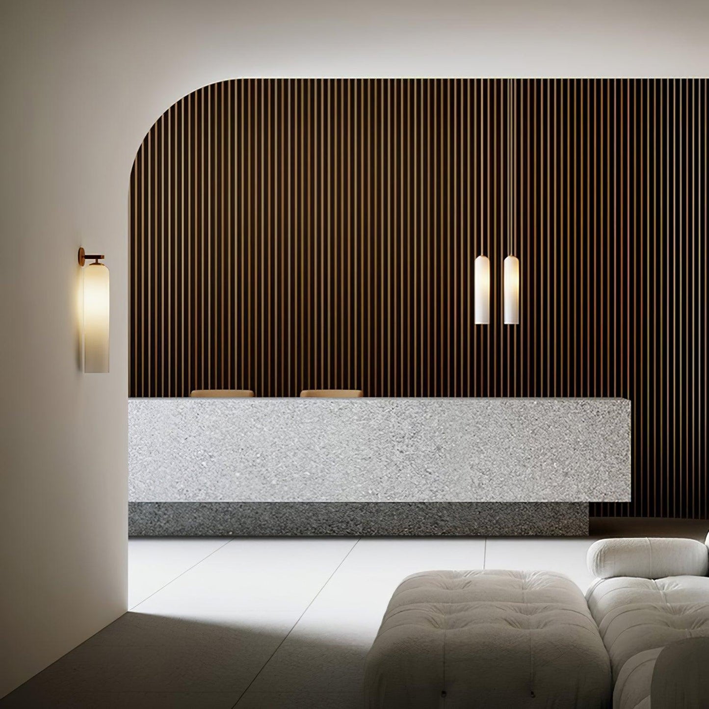 Frendorf | Glaceo Lux Wandlicht | Kunstglas-Wandleuchte | Modernes Design | LED-Beleuchtung für Zuhause