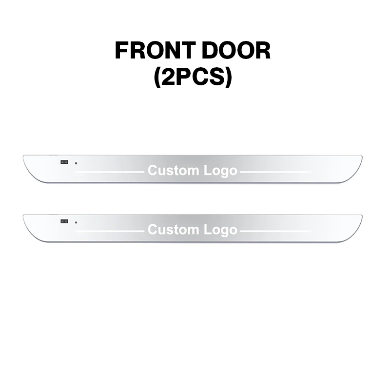 Frendorf | 4 Stück anpassbare drahtlose Auto-Sensing LED-Autotürenleistenlichter für alle Automodelle