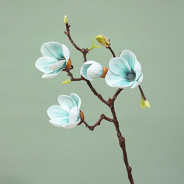 Frendorf | Künstliche 3 Köpfe Magnolienblumen