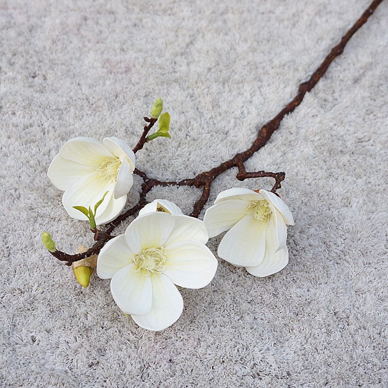 Frendorf | Künstliche 3 Köpfe Magnolienblumen