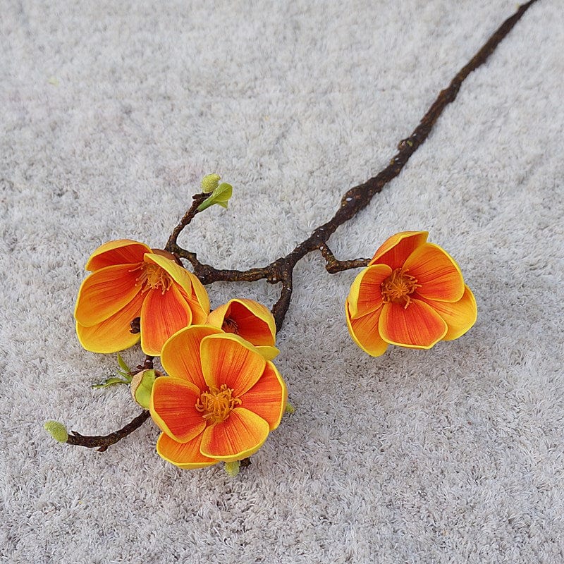 Frendorf | Künstliche 3 Köpfe Magnolienblumen