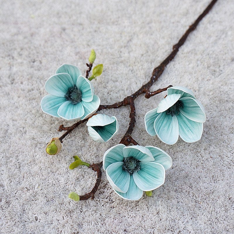 Frendorf | Künstliche 3 Köpfe Magnolienblumen