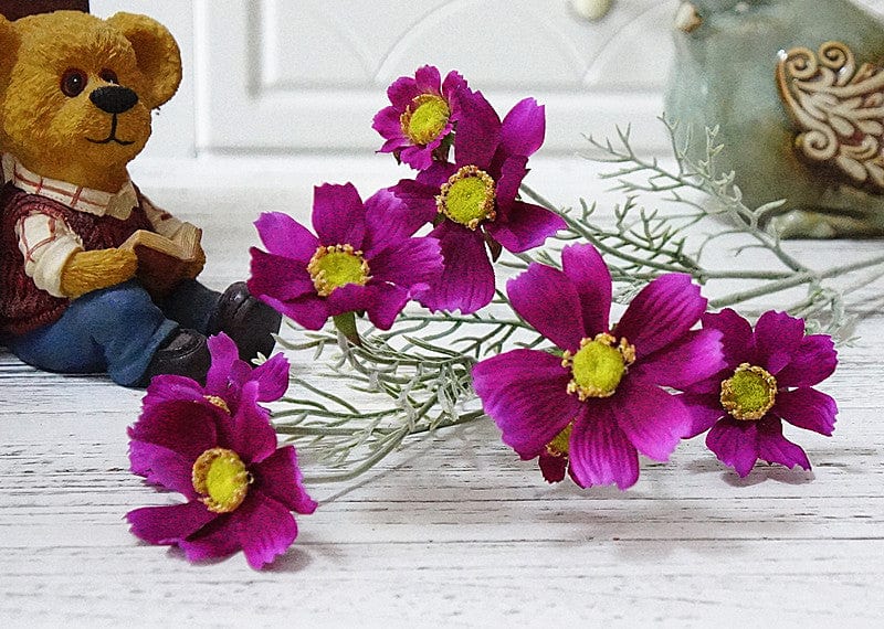 Frendorf | Künstliche 8 Köpfe Chrysanthemenblume