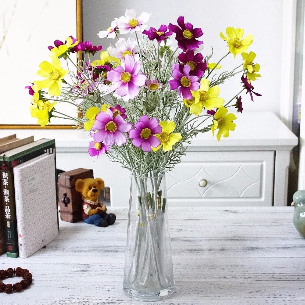 Frendorf | Künstliche 8 Köpfe Chrysanthemenblume