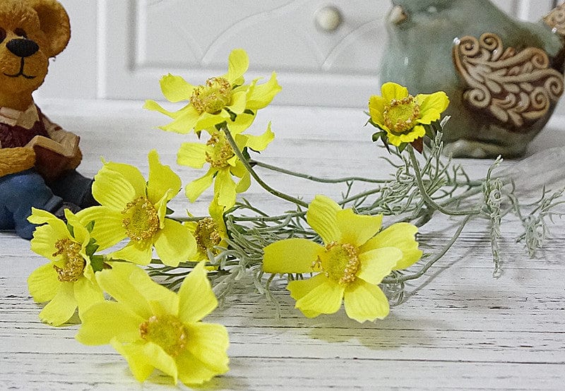 Frendorf | Künstliche 8 Köpfe Chrysanthemenblume
