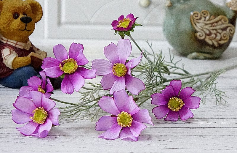 Frendorf | Künstliche 8 Köpfe Chrysanthemenblume