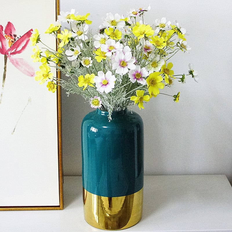 Frendorf | Künstliche 8 Köpfe Chrysanthemenblume